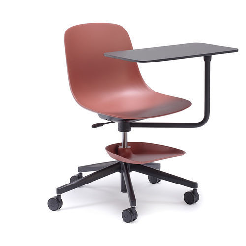 Chaise de travail en fibre de verre - PURE LOOP EDU - Infiniti - en polypropylène / en aluminium / à roulettes