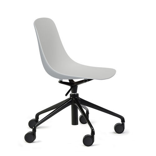 Chaise de bureau contemporaine - PURE LOOP - Infiniti - d'intérieur / en polypropylène / avec piètement en bois