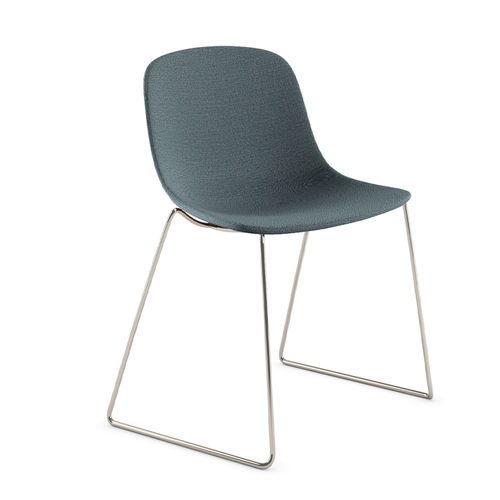 Chaise contemporaine - PURE LOOP - Infiniti - d'intérieur / en cuir / en tissu