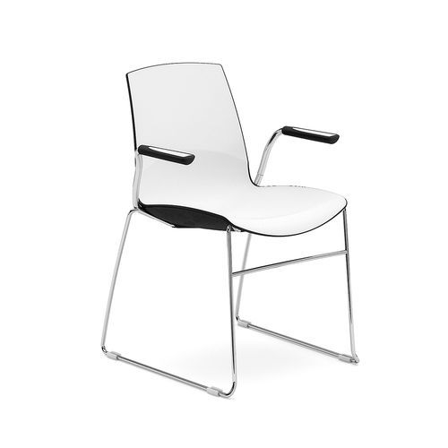Chaise contemporaine - NOW - Infiniti - d'intérieur / en polypropylène / en acier