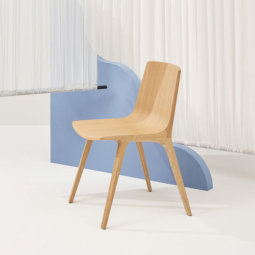 Chaise de style scandinave - SEAME - Infiniti - d'intérieur / en bois / en chêne naturel