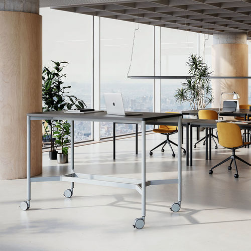 Table de travail contemporaine - VERSABLE - Infiniti - en ABS / en érable / en stratifié