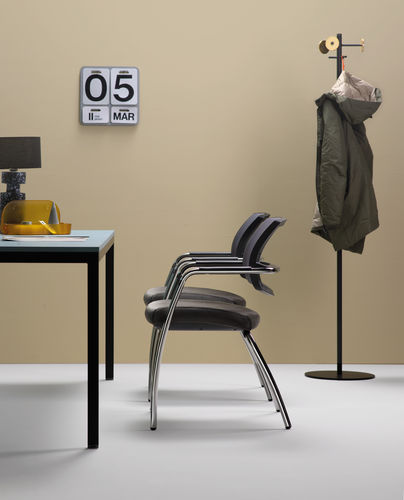 Chaise visiteur contemporaine - HOST - Quinti. - d'intérieur / en résille / en polypropylène