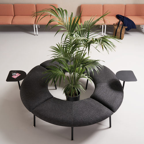 Banquette modulable - MEGA  - Quinti. - contemporaine / en tissu / professionnelle