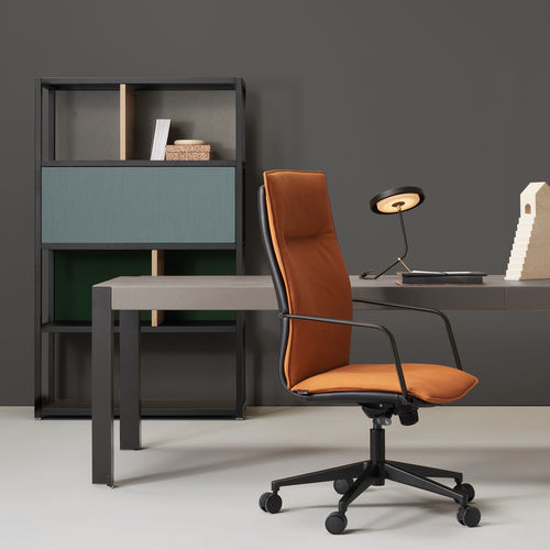 Fauteuil de direction contemporain - MAYBE - Quinti. - en aluminium / professionnel / piètement étoile