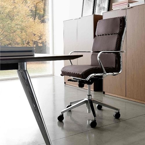 Fauteuil de direction contemporain - SEASON COMFORT - Quinti. - en tissu / en métal / avec dossier haut