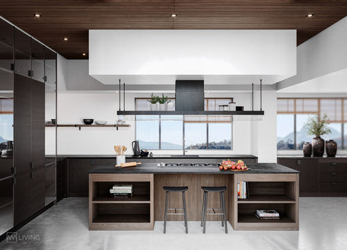 Cuisine contemporaine - DEVON - AM LIVING - en bois / modulaire / avec poignée