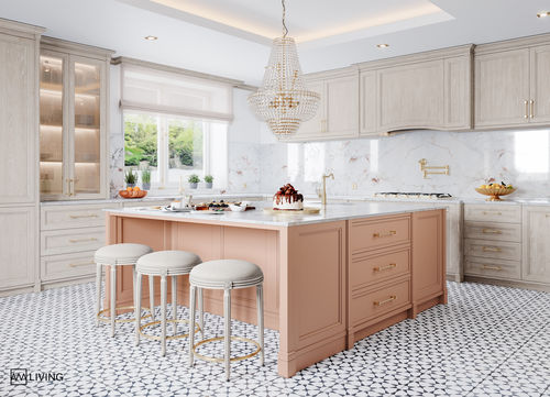 Cuisine classique - DIRECTOIRE - AM LIVING - en bois laqué / modulaire / avec poignée