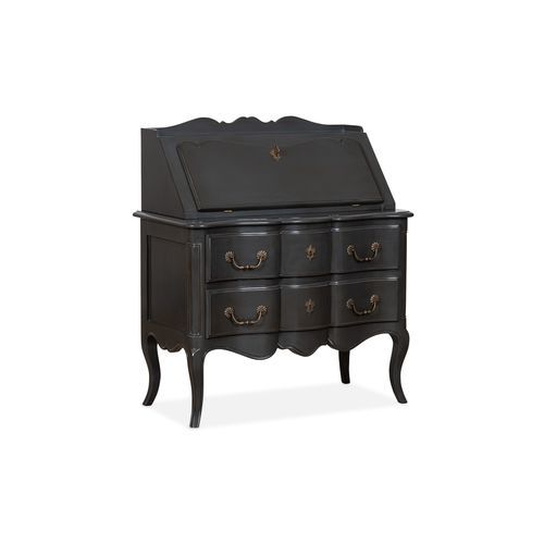 Meuble secrétaire de style - FRANCE - AM LIVING - en bois laqué / avec rangement intégré / 6 tiroirs