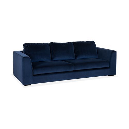 Canapé contemporain - GEORGE - AM LIVING - en velours / avec accoudoirs / avec coussin amovible