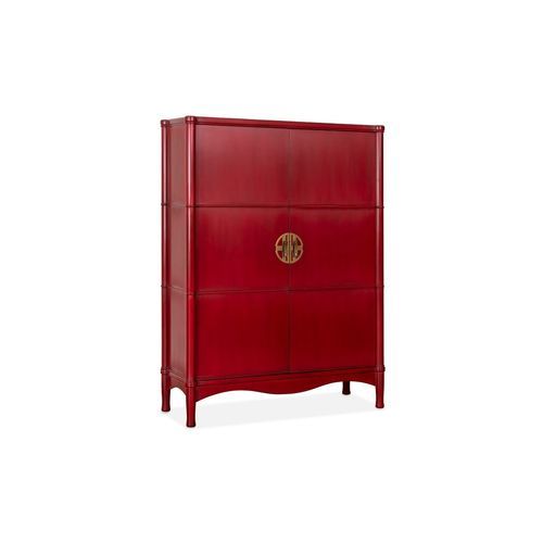 Meuble bar de style - ORIENTAL - AM LIVING - en bois laqué / avec porte battante / avec tiroirs