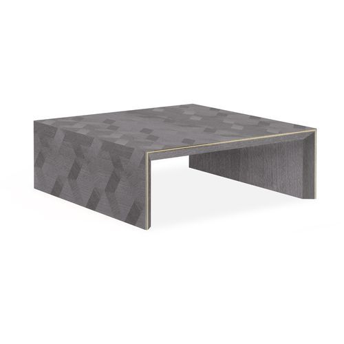 Table basse contemporaine - AVALON - AM LIVING - en placage de bois / avec piètement en bois / carrée