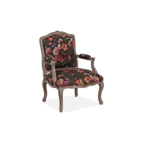 Fauteuil de style Louis XV - AC3025.TC - AM LIVING - en tissu / en bois laqué / écolabel PEFC