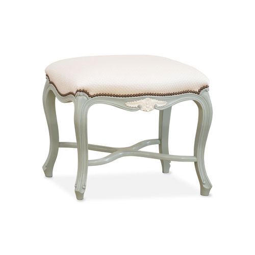 Banc Louis XV - AC3414.TC - AM LIVING - en tissu / sans dossier / sans accoudoirs