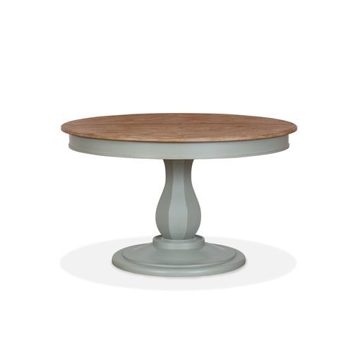 Table à manger classique - OPIUM - AM LIVING - en bois / avec piètement en bois laqué / ronde