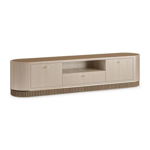 Meuble TV contemporain - KEEN - AM LIVING - avec tiroirs / avec rangement intégré / en bois