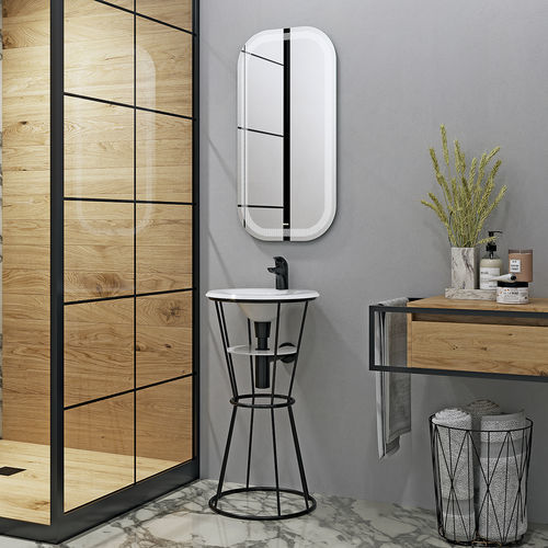 Miroir de salle de bain mural - MESH - BISELARTE - pour hôtel / pour chambre d'hôtel / contemporain