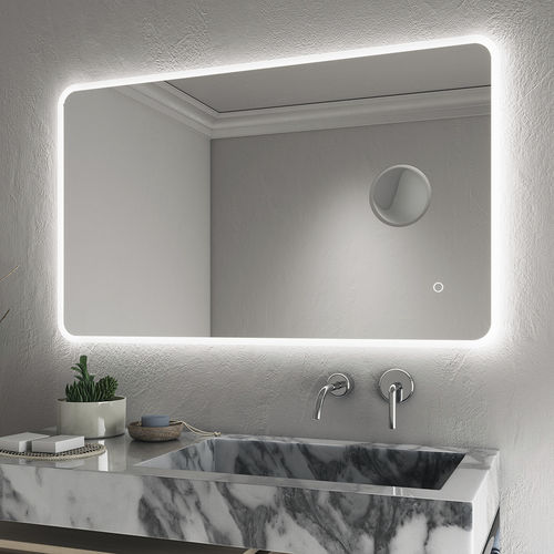 Miroir de salle de bain mural - ETNA XL - BISELARTE - pour hôtel / pour chambre d'hôtel / pour espace public