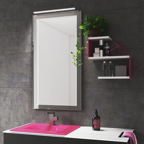 Miroir de salle de bain mural - TEEN - BISELARTE - contemporain / rectangulaire / en métal