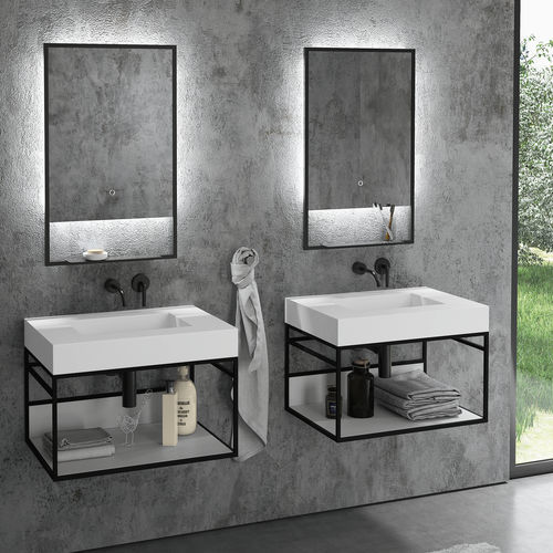 Miroir de salle de bain mural - BISELARTE - pour hôtel / pour chambre d'hôtel / contemporain