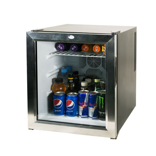 Minibar à portes françaises - NRG series - Vingcard - vitré / avec éclairage intégré / pour hôtel