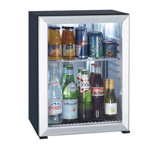 Minibar à portes françaises - PB AGD series - Vingcard - vitré / avec éclairage intégré / pour hôtel