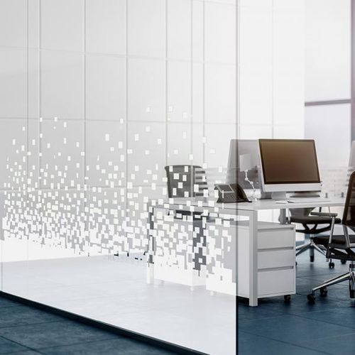 Film décoratif pour applications sur verre - PIXEL - SolarScreen International - pour cloison / en PET / adhésif