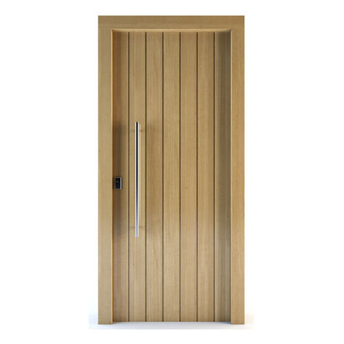 Porte d'entrée - TYLISSOS - Block95 Wooden Doors And Windows - en bois massif / battante / pleine