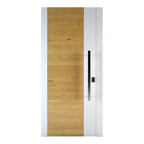 Porte d'entrée - KOMMOS - Block95 Wooden Doors And Windows - en bois massif / battante / à pivot