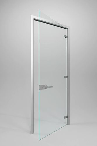 Porte d'intérieur - SYSTEM - DIVILUX - en verre trempé / battante / coulissante