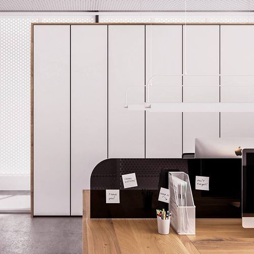 Cloison amovible - DIVILUX - fixe / en bois / professionnelle