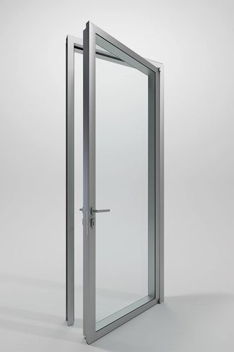 Porte d'intérieur - FRAMED DOUBLE - DIVILUX - en verre / en métal / battante