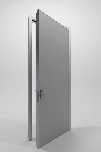 Porte d'intérieur - FRAMED OPAQUE - DIVILUX - en métal / battante / contemporaine