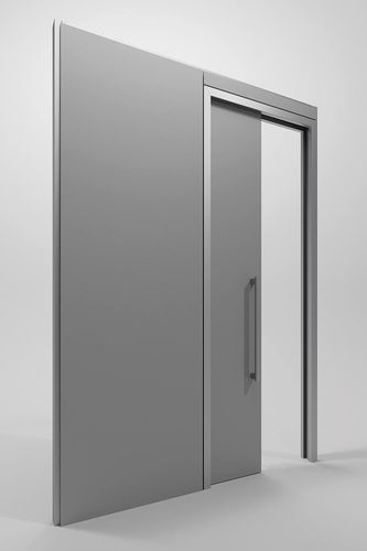 Porte d'intérieur - OPAQUE - DIVILUX - en métal / coulissante / contemporaine