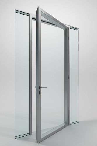 Porte d'intérieur - DOUBLE - DIVILUX - en verre / battante / contemporaine