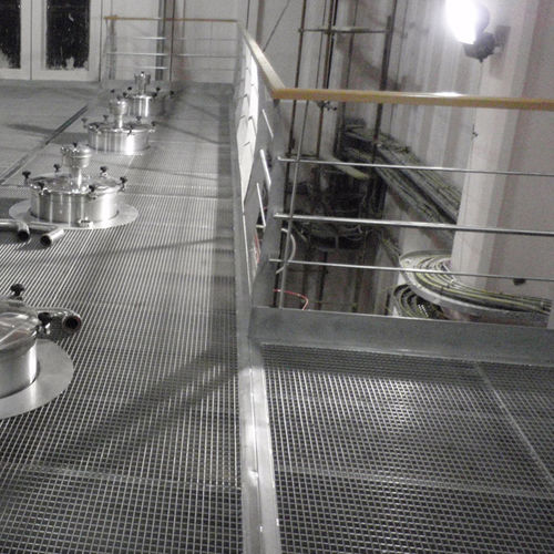 Caillebotis en aluminium - PRESS-LOCKED - JK TECHNIC - pour passerelle industrielle / pour façade / pour plafond
