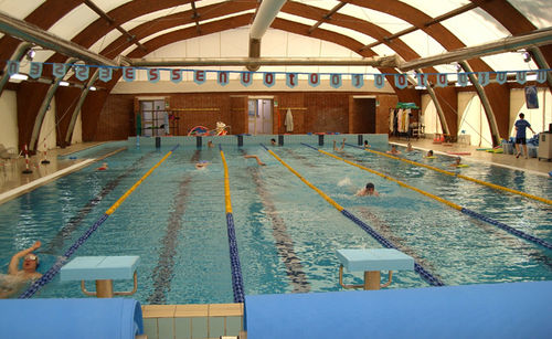 Structure tendue sur ossature métallique - COMMUNITY POOLS - Favaretti - sur ossature en bois / en dôme / pour plafond