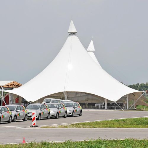 Membrane architecturale en PVC - ArTech - pour structure tendue / ignifuge / hydrofuge