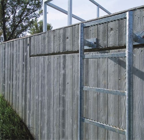 Matrice de coffrage pour mur de clôture - BIBERACH - NOE PLAST - aspect bois / pour béton imprimé / pour béton