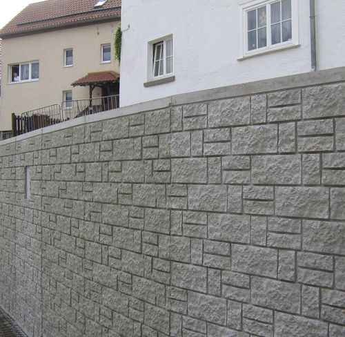 Matrice de coffrage pour mur de clôture - KUFSTEIN II - NOE PLAST - aspect pierre / pour béton imprimé / pour béton