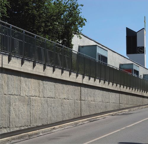 Matrice de coffrage pour façade - GRANIT III - NOE PLAST - pour mur / pour pilier / aspect pierre