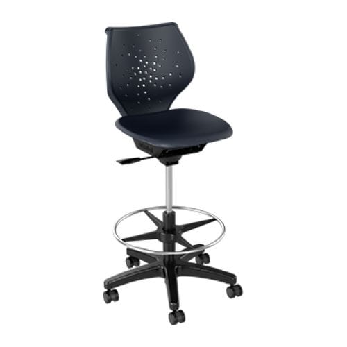Tabouret de travail contemporain - NXT MOV - artcobell - en polypropylène / à roulettes / pivotant