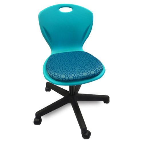 Chaise de travail en tissu - DISCOVER - artcobell - en polypropylène / piètement étoile / à roulettes