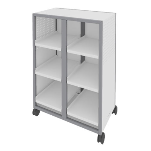 Meuble de stockage mobile - MAKERSPACE - SHELVES - artcobell - à roulettes / pour école / pour le secteur de l'éducation