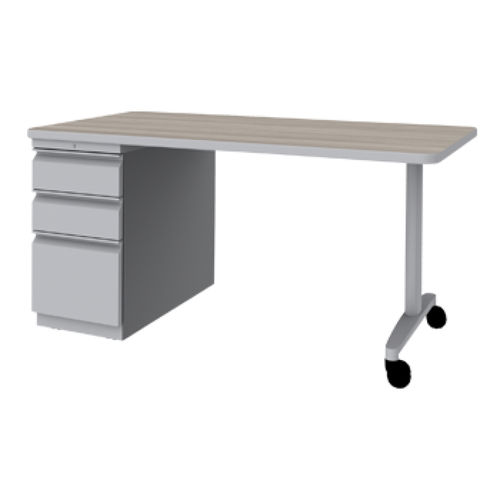 Bureau pour open space - DISCOVER - artcobell - sur roulettes / contemporain / en MDF