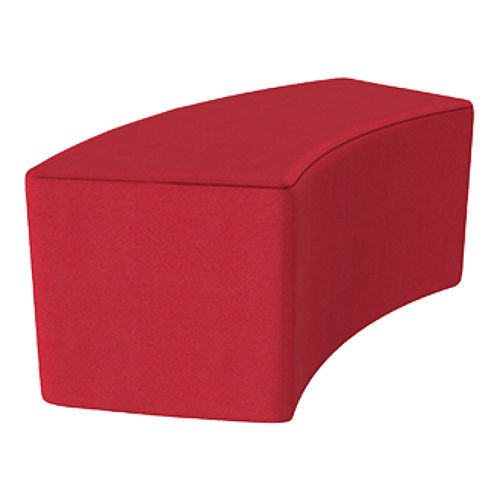 Banc contemporain - artcobell - en tissu / tapissé / courbe