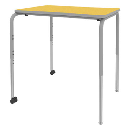 Table d'enseignement contemporaine - artcobell - en stratifié / avec piètement en métal / rectangulaire
