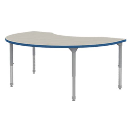 Table d'enseignement contemporaine - KIDNEY - artcobell - en stratifié / avec piètement en métal / à roulettes