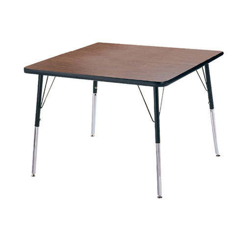 Table d'enseignement contemporaine - artcobell - en stratifié / avec piètement en métal / carrée