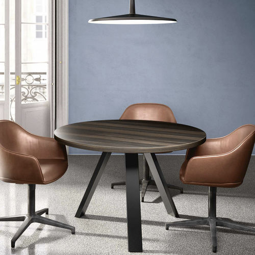Table de réunion contemporaine - FUJI EXECUTIVE - UFFICIO DESIGN ITALIA - en bois laqué / en mélaminé / en verre